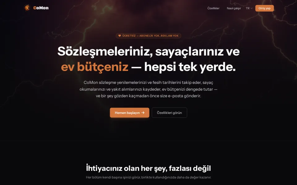 CoMon: tanıtım sayfası